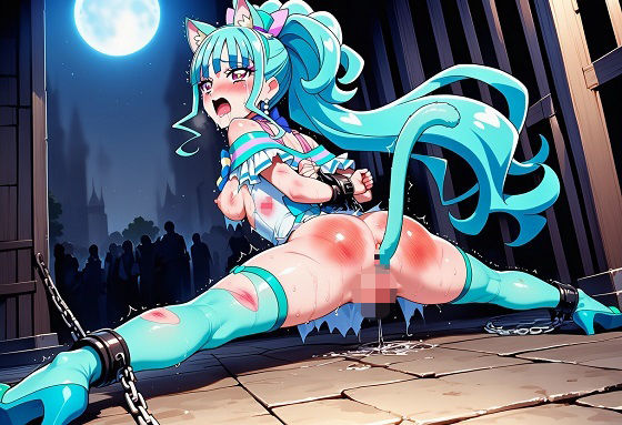 キュ〇リ〇アン（猫〇敷〇ゆ）・ニ〇ミー（猫〇敷〇キ） 緊縛・拘束CG集(Demonscode) [d_774627]