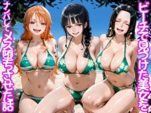ビーチで出会った美女をナンパしてメス堕ちさせた話 ワ○ピース(ちこりこ) [d_775558]