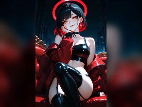 リゼラ – 赤い夜にからかわれる小悪魔CG集 -(夜艶ピクセル) [d_776978]