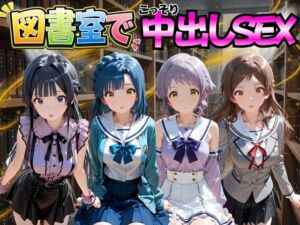 図書室でこっそり中出しSEX ア○ドルマスターミリオンライブ編(金色の玉転がし) [d_776992]