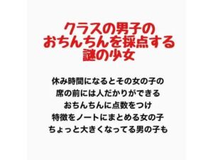 クラスの男子のおちんちんを採点する謎の少女(羞恥の星空 CFNM/CMNF) [d_777606]