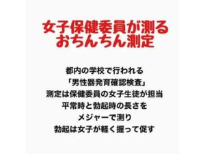 女子保健委員が測るおちんちん測定(羞恥の星空 CFNM/CMNF) [d_778194]