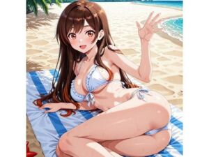 水〇千鶴と、海でイチャイチャデート(S＆Sの楽園) [d_779915]