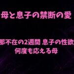 母と息子の禁断の愛〜旦那不在の2週間 息子の性欲に何度も応える母〜(欲望愛着) [d_781744]