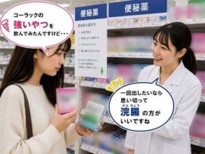 薬局で便秘相談したら浣腸をオススメされてします女子 2(BCS) [d_782961]