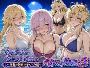 夜のビーチでサーヴァントとヤリたい放題！3 〜秘密の洞窟で子づくり編〜(ぽち研究会) [d_783096]