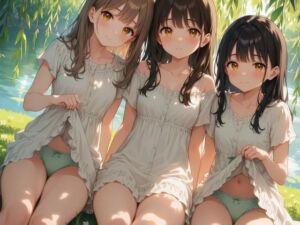 木漏れ日の秘密 〜夏ワンピ美少女のチラ〜 CG119枚＋ショート動画122本(XrayWorks) [d_783982]