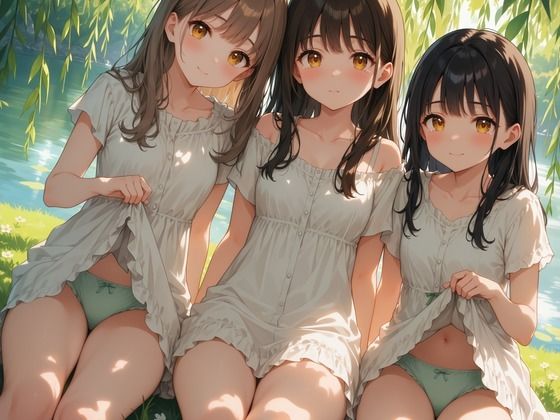木漏れ日の秘密 〜夏ワンピ美少女のチラ〜 CG119枚＋ショート動画122本(XrayWorks) [d_783982]