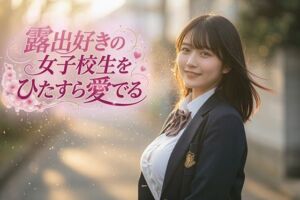 露出好きの女子校生をひたすら愛でる(サークル田村和志) [d_784445]