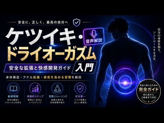 音声解説  射精を超える快楽「メスイキ」  達成にはアナル拡張が必須でありすべてのメスイキの始まりである(乳首やアナルでメスイキ目指そ?女の子みたいに気持ちよくなろ?) [d_786329]