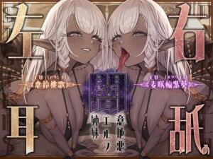 【密着】意地悪なダークエルフ姉妹の左右耳舐め【逆レ】(BBQ-TIME) [d_766831]