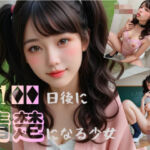 100日後に清楚になる少女(キリンのまえあし) [d_767600]