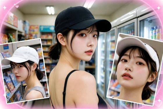実写版 女の子図鑑:コンビニバイト裏側3(AIあだると) [d_771880]