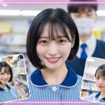 実写版 女の子図鑑:コンビニバイトの裏側4(AIあだると) [d_772330]