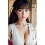 大和撫子 秘められた胸の谷間 第四巻 乱れた浴衣の裾から覗く、美しき誘惑(大和撫子アートAI画像集) [d_781628]