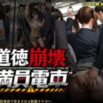 道徳崩壊満員電車 〜痴●容認車両で孕まされる制服オナホたち〜(痴●禁区) [d_782298]