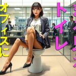妄想24 オフィスのガラス張りまる見えトイレでOLおしっこ AI生成動画(Artificial Intelligence iso) [d_783188]