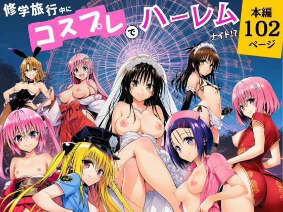修学旅行中にコスプレでハーレムナイト！？(サークル休館日) [d_787134]