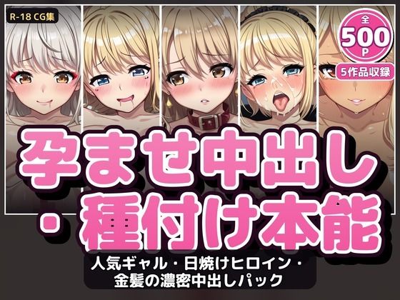 【500P・セット作品】人気ギャル・日焼けヒロイン・金髪の濃密中出しパック:5作品収録(ハイパー研究所) [d_787150]
