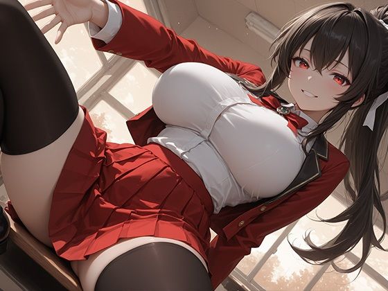 ニーソと巨乳とJK(120×75の部屋) [d_787437]