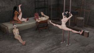 美少女戦士緊縛cg集 其の六  密室四人緊縛(美脚調教工房) [d_788101]