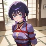 捕らわれた紫髪くノ一 〜潜入任務の果てに〜【R-18 AI CG集】(NT) [d_788348]