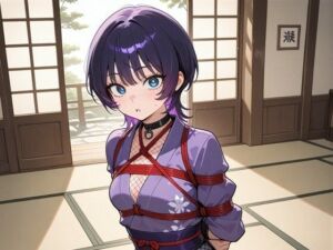 捕らわれた紫髪くノ一 〜潜入任務の果てに〜【R-18 AI CG集】(NT) [d_788348]