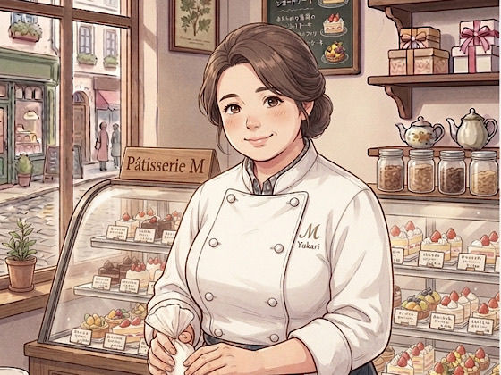 【官能小説】小さなケーキ屋さんの優しい奥さん  第一話  年下見習いの甘い言葉と、ほどかれたエプロン(青いらいおん) [d_788403]
