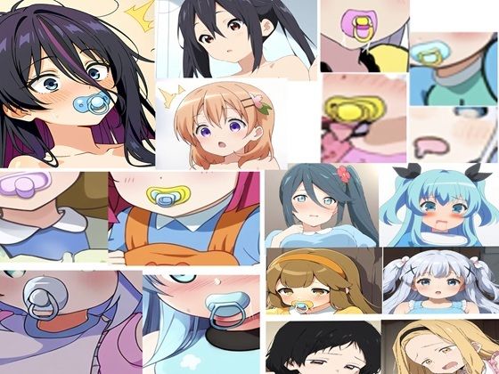 R-18アニメ美少女おむつおもらしAIイラスト集その1からその5総集編おまけ付き(ナメラAI) [d_788759]