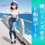 ★SEX有★【裸ジーンズ女子11】セーラー帽の裸ジーンズ女子と船旅デート(Jらぶ) [d_788850]