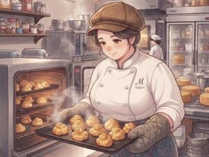 【官能小説】小さなケーキ屋さんの優しい奥さん  第四話  ステンレスの冷たさと、濃厚な熱いエキス(青いらいおん) [d_789354]