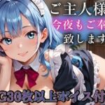 ご主人さま、今夜もご奉仕いたします〜爆乳ふわふわメイド・アオイのとろあま夜伽〜【ボイスあり】(ルビーの瞳) [d_790181]
