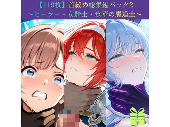 【119枚】首絞め総集編パック2 〜ヒーラー・女騎士・氷華の魔道士〜【ニーソックス/拘束/美少女】(Pudding Art) [d_791662]