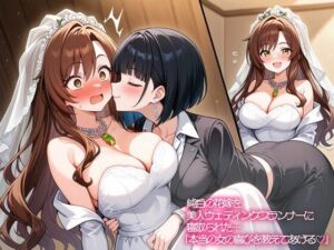 【NTR 百合】純白の花嫁を美人ウェディングプランナーに寝取られた…「本当の女の喜びを教えてあげる（はーと）」(いろどり) [d_791908]