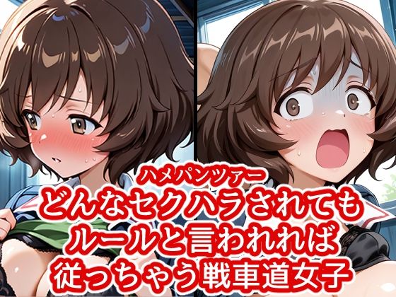 ハメパン〇ァー 〜どんなセクハラもルールと言われれば従っちゃう戦車道少女〜(バークライトワークス) [d_792900]