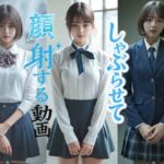 実写系！女子校生にしゃぶらせて顔射する動画(浜辺  竜) [d_796708]