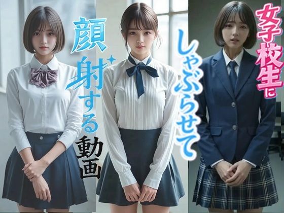 実写系！女子校生にしゃぶらせて顔射する動画(浜辺  竜) [d_796708]