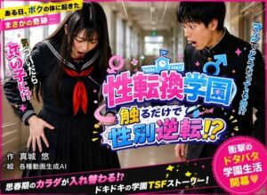 【画集】「性転換学園  触るだけで性別逆転！？」制作秘話(真城のソフトハウス) [d_796927]