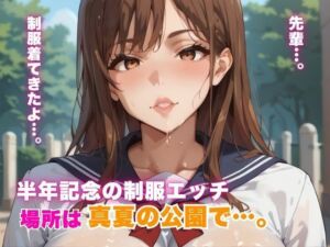 半年記念の制服エッチ 場所は真夏の公園で…。(エロエロサークル) [d_798082]