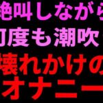 絶叫しながら何度も潮吹き。壊れかけのオナニー(絶頂ひとりオナ子) [d_799112]
