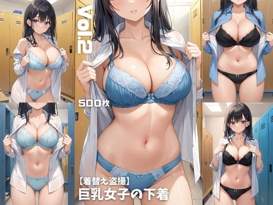 【着替え盗撮】巨乳女子の下着 Vol.2【500枚】(女子高生) [d_763098]