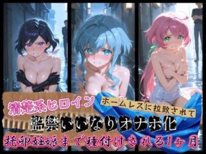 清楚系ヒロインがホームレスに拉致されて監禁いいなりオナホ化 ガ〇ダムビルドダイバーズ(ドスケベ？ワンダーランド) [d_785300]