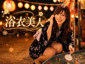 【実写系AI写真集】黒髪美女達といくそれぞれの温泉夏祭り浴衣デート(mai_gcupri) [d_791268]