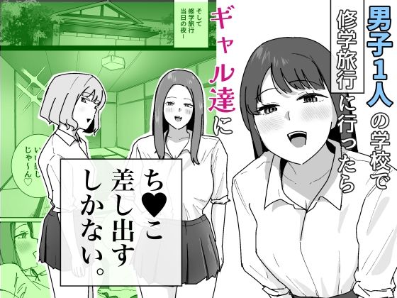 男子1人の元女子校で修学旅行に行ったらギャル達にち○こ差し出すしかない(でぃお) [d_794424]