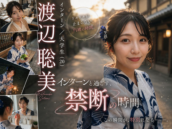 【AI生成】AI写真集 Vol.4 渡辺 聡美 インターン/大学生（24）「インターンと過ごす、禁断の時間」(Lumina-Reijin) [d_794607]