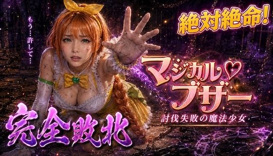 魔法少女マジカルラブブザー敗北！途絶えた警報音〜地下牢に響く喘鳴〜(Magical Lovinity!) [d_798040]