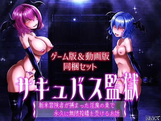 【ゲーム版＆動画版  同梱セット】サキュバス監獄  新米冒険者が捕まった淫魔の巣で永久に無限搾精を受けるお話(びおらんて) [d_798567]