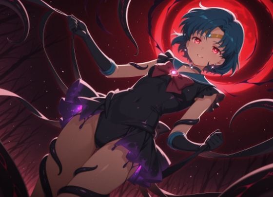 セラムン_亜美ちゃんが触手妖魔に捕まって色々されて悪堕ちハッピー(ネコの味噌汁) [d_800588]