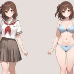 セーラー服のあの子は、下着姿が一番かわいい。(妄想の彼方) [d_800695]