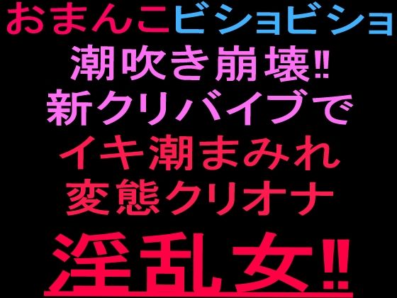 おまんこビショビショ潮吹き崩壊！！新クリバイブでイキ潮まみれ変態クリオナ淫乱女！！(絶頂ひとりオナ子) [d_801853]